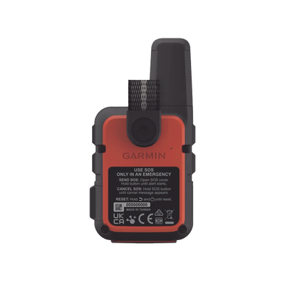 Navegador satelital InReach Mini 2 color naranja, con cobertura global mediante la red Iridium, cuenta con botón de emergencia, batería para hasta 50 horas, GPS y brujula. - Imagen 6