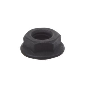 TUERCA HEX DENTADA  1/4 BLACK OXIDE