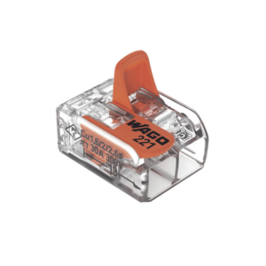 COMPACT SPLICING CONNECTORFOR ALL CONDUCTOR TYPES TRANSPARENT 2 CONNECTORS