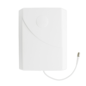Antena Tipo Panel de Montaje en Pared, Multibanda 700-960 MHZ/ 1710-2170 MHz, 75 Ohm, conector F hembra.