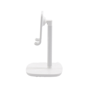 Soporte para Telefono Celular & Tablet / Ajustable de 5° a 45° / Base Antideslizante / Proteccion de Silicona / ABS / Amplia Compatibilidad con dispositivos de 4'' a 7.9'' / Color Blanco - Imagen 3