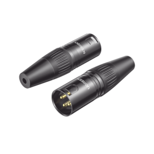 Conector de Audio XLR Tipo Canon Macho / PVC / ABS / Aleación Zinc / Anti Oxidante / Anti Caida / Sin aflojarse / Apertura Ajustable de 6.0 a 7.0 mm / Soldable - Imagen 2