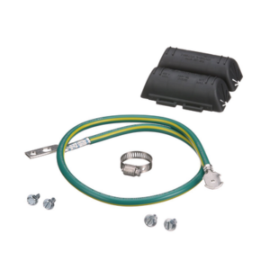 KIT de Tierra Física de Cable Blindado 6 AWG. Color Verde / Amarillo con Terminación en Extremos. - Imagen 3
