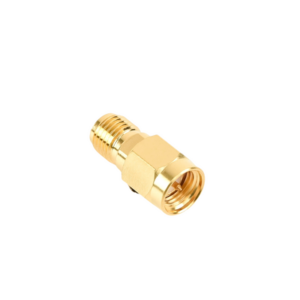 Adaptador en Línea, de Conector SMA Macho a SMA Hembra Inverso, Oro/ Oro/ Teflón. - Imagen 4