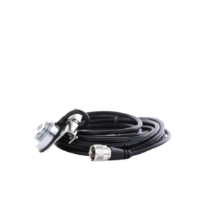 Montaje de 3/4" (Nmo) para Cajuela, 5 m de Cable RG-58A/U, Conector UHF (PL-259) Macho.
