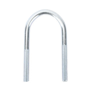 Abrazadera tipo U de 3/4", con acabado Electro Zinc, no incluye tuercas y arandelas