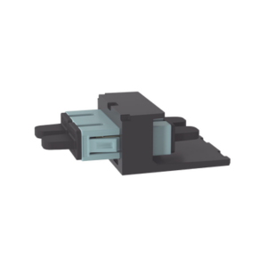 Módulo Acoplador SC Duplex, para Fibra Óptica Multimodo OM3/OM4, Tipo Mini-Com, Color Aqua - Imagen 3