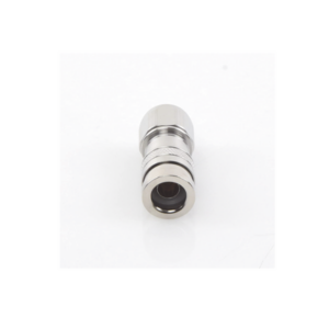 Conector N Macho de Compresion, en linea para LMR-400, CNT-400, RG-8/U, RF-400, Plata/Oro/Teflón. - Imagen 4