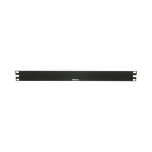 Tapa Ciega Para Rack Estándar de 19in, Plano, de Acero, 1UR, Color Negro