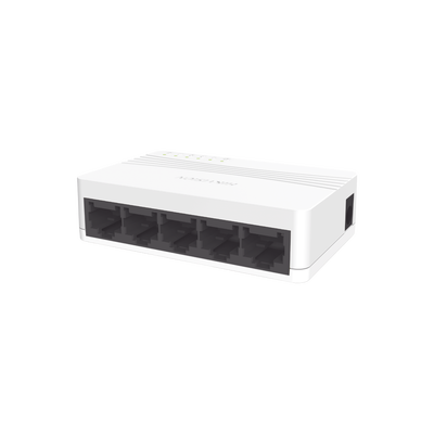 Switch No Administrable de 5 Puertos para Escritorio / Fast Ethernet 10 / 100 Mbps / Diseño Compacto y Estetico - Imagen 2