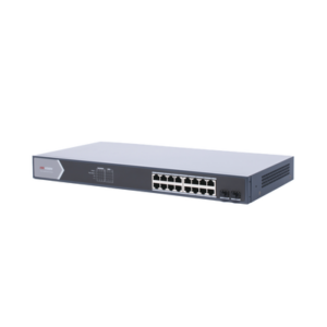 Switch Gigabit PoE+ / Administrable / 16 Puertos 1000 Mbps PoE+ / 2 Puertos SFP / Configuración Remota desde Hik-ParnerPro / PoE hasta 300 Metros / 225 Watts - Imagen 4