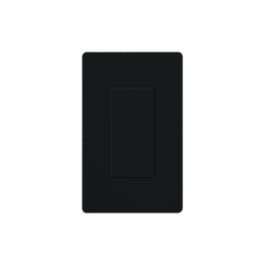 Placa ciega color negro.