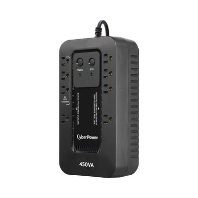 UPS de 450 VA/260 W, Topología Standby con Modo Ahorrador ECO, Entrada 120 Vca NEMA 5-15P, Con 8 Tomas NEMA 5-15R - Imagen 2
