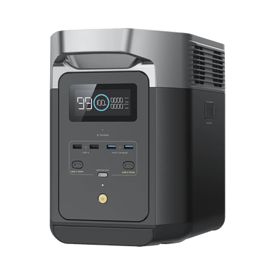 EcoFlow DELTA 2 MAX | Estación de Energía Portátil 2048Wh Litio LFP / 6 AC 2400 W (Max. 3400W) / 2 USB-C 100W / Capacidad para Aumentar Respaldo / Cargador de Coche 10A a 12.6V / Conectividad WiFi y Bluetooth (App) / Carga Solar 1000W - Imagen 4