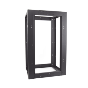 Rack Estándar 19" de 4 Postes, Acero, 24 Unidades, Profundidad Ajustable. - Imagen 4