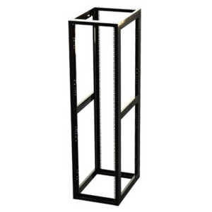Rack Estándar 19" de 4 Postes, Acero, 45 Unidades, Profundidad Ajustable.