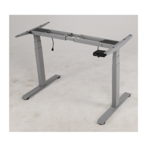 Base de Escritorio Motorizado Profesional / Altura Ajustable 60-125cm / Estructura Estable / Funcionamiento Suave / 3 Preset de Posiciones / Color Gris / Soporta hasta 100Kg de carga - Imagen 3
