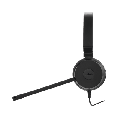 Jabra Evolve 30 Duo con conexión USB / 3.5mm, micrófono con cancelación de ruido y controlador en el cable con botones e indicadores LED (5399-829-309) - Imagen 3