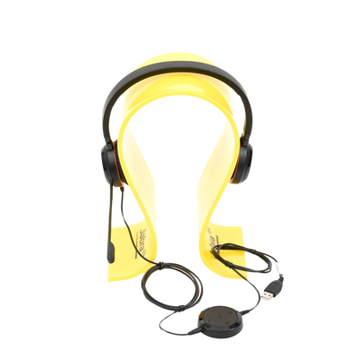 Jabra Evolve 30 Duo con conexión USB / 3.5mm, micrófono con cancelación de ruido y controlador en el cable con botones e indicadores LED (5399-829-309) - Imagen 8