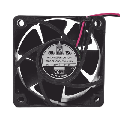 Ventilador Anticondensante Axial Cuadrado, 60x60x25 mm, 24 Vcc, 4500 RPM, 2.9 W, 0.12 A, Flujo de Aire de 25.0 CFM, Unión Sellada. - Imagen 3