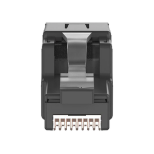 Plug RJ45 UTP, Instalación Angulada 45 Grados, Terminación en Campo Certificable, Compatible con Cat5e, Cat6 y Cat6A, Color Negro - Imagen 4