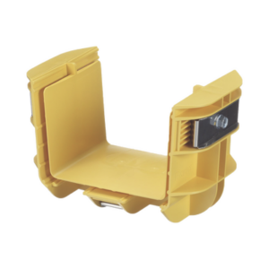 Union Recta "Cople", Para Canaleta FiberRunner™ 4X4, Color Amarillo - Imagen 3