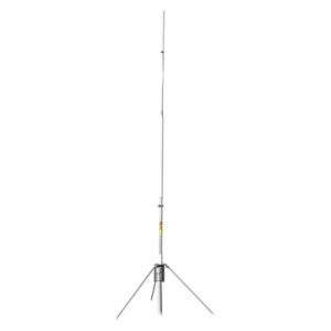 Antena Base VHF, de Aluminio/Fibra de Vidrio , Rango de Frecuencia 148-174 MHz, 3dB de Ganancia