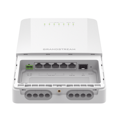 Switch PoE Lite administrable para exteriores de 6 puertos (5GE+1SFP) / Clasificación IP66 a prueba de polvo y agua - Imagen 6
