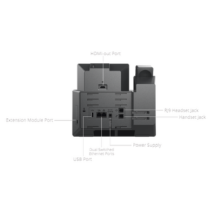 Videoteléfono IP pantalla táctil con android de 16 líneas, doble puerto Gigabit, PoE/PoE+ - Imagen 7