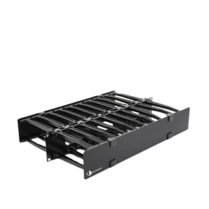 Organizador de Cable Horizontal RouteIT, Doble, Para Rack de 19in, 6in de profundidad, 2UR - Imagen 2