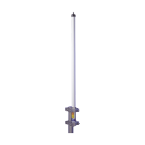 Antena base UHF 406-430 MHz, Fibra de Vidrio, 9 dB de Ganancia, Serie HD para Climas Difíciles