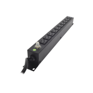 Tomacorriente Horizontal (PDU) de 10 Contactos (NEMA 5-15R) Rack 19" 1UR. Voltaje Entrada/Salida: 120Vca/15A - Imagen 2