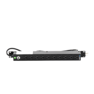 Tomacorriente Horizontal (PDU) de 10 Contactos (NEMA 5-15R) Rack 19" 1UR. Voltaje Entrada/Salida: 120Vca/15A - Imagen 5