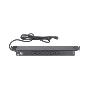 Tomacorriente Horizontal (PDU) de 6 Contactos (NEMA 5-15R) Rack 19" 1UR. Voltaje Entrada/Salida: 120Vca/15A - Imagen 2