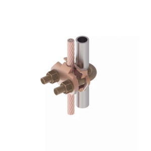 Conector Mecánico para Cable Calibre 4 a 2/0 AWG / Paralelo o 90° a Tubo de 3/8" o Varilla de 5/8" - 3/4". - Imagen 5