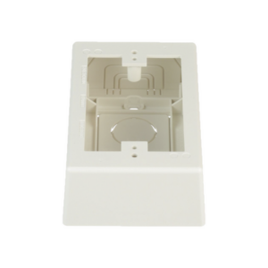 Caja de Pared Superficial, uso Universal con Placas de Pared, Con Cinta Adhesiva, Color Blanco Mate - Imagen 3