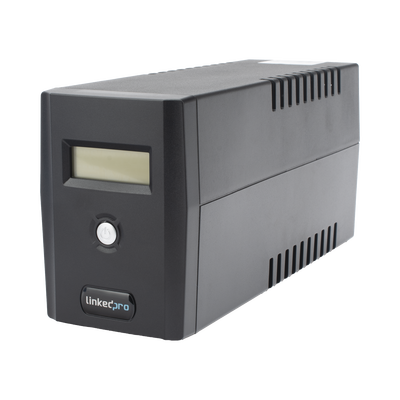 UPS 600VA/360 W Pantalla LCD / Línea Interactiva 120Vca / 6 tomas 5-15R (4 Respaldadas) / Regulación de Voltaje / Protección RJ45 - Imagen 2