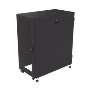 Gabinete Profesional para Telecomunicaciones de 24UR, 600 mm de Ancho x 1000 mm de Profundidad, Se envía el Gabinete Armado.