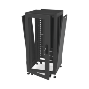 Gabinete Profesional para Telecomunicaciones de 19in, Instalación a Piso, 24UR, 600 mm Profundidad, Se envía el Gabinete Armado. - Imagen 3