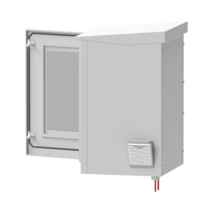 Gabinete de Exterior con Rack de 19" de 24U con Ventiladores y Termostato, Se envía el Gabinete Armado (Montaje a poste o torre se vende por separado). - Imagen 2