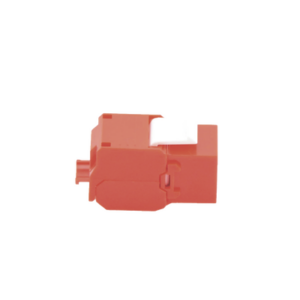 Módulo Jack Keystone Cat6 (toolless), con terminación en ángulo 180 º Color Rojo, Compatible con Faceplate y Patchpanel Linkedpro - Imagen 3