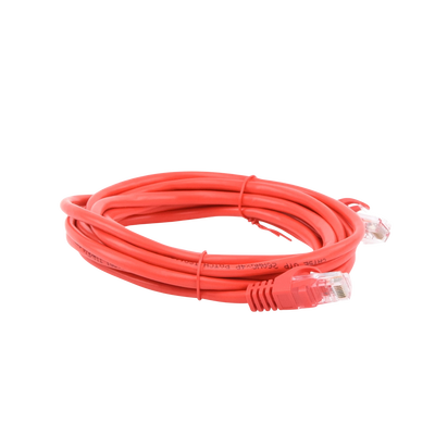 Cable de Parcheo UTP Cat5e - 3.0m. - Rojo - Imagen 4
