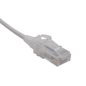Patch Cord MC6 Modular Cat6 UTP, CM/LS0H, 3ft, Color Blanco, Diámetro Reducido (28AWG) - Imagen 2