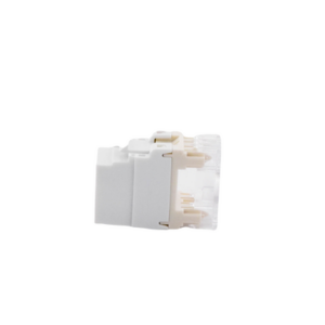 Conector Jack Estilo 110 (de Impacto), Tipo Keystone, Categoría 6, de 8 posiciones y 8 cables, Color Blanco - Imagen 2