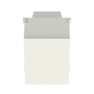 Módulo de tapa ciega (Inserto Ciego), Tipo Keystone, Color Blanco Mate, 1 Pieza - Imagen 2