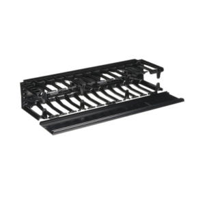 Organizador de Cables Horizontal NetManager de Alta Densidad, Sencillo (Solo Frontal), Para Rack de 19in, 2UR - Imagen 2
