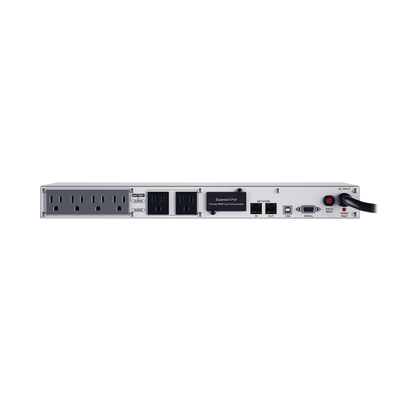 UPS de 500 VA/300 W, Topología Línea Interactiva, Entrada 120 Vca NEMA 5-15P, Tipo Rack 1 UR, Con 6 Tomas NEMA 5-15R - Imagen 3