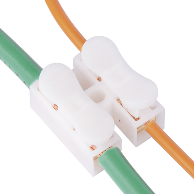 Conector tipo PUSH de 2 Contactos / Para una Conexión Rápida / Puentes de Cables - Imagen 6