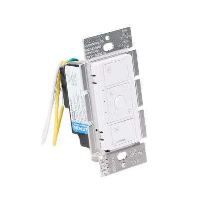 (Caseta Wireless) Control de velocidad inalámbrico para ventilador de techo, un solo polo. - Imagen 5