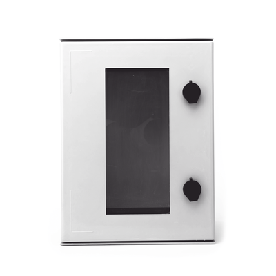 Gabinete de Poliéster IP65 Puerta Transparente, Uso en Intemperie (300 x 400 x 200 mm) con Placa Trasera Interior de Plástico (Incluye Chapa y Llave). - Imagen 2
